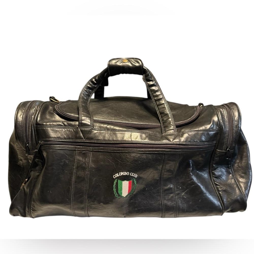Vintage Columbo Club Italian American Social Club Oakland CA Duffel Bag RARE